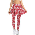 Jupe de yoga pour femme avec legging intégré, taille haute, longueur totale, idéale pour la course et le sport, avec poches, tailles XS à 3XL.